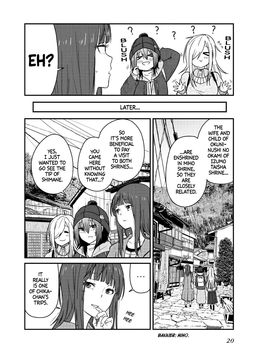 Zatsu Tabi: That's Journey Chapter 15 page 20 - Chapter 15: 13th Trip (Part 2) - Shrine visit with Master