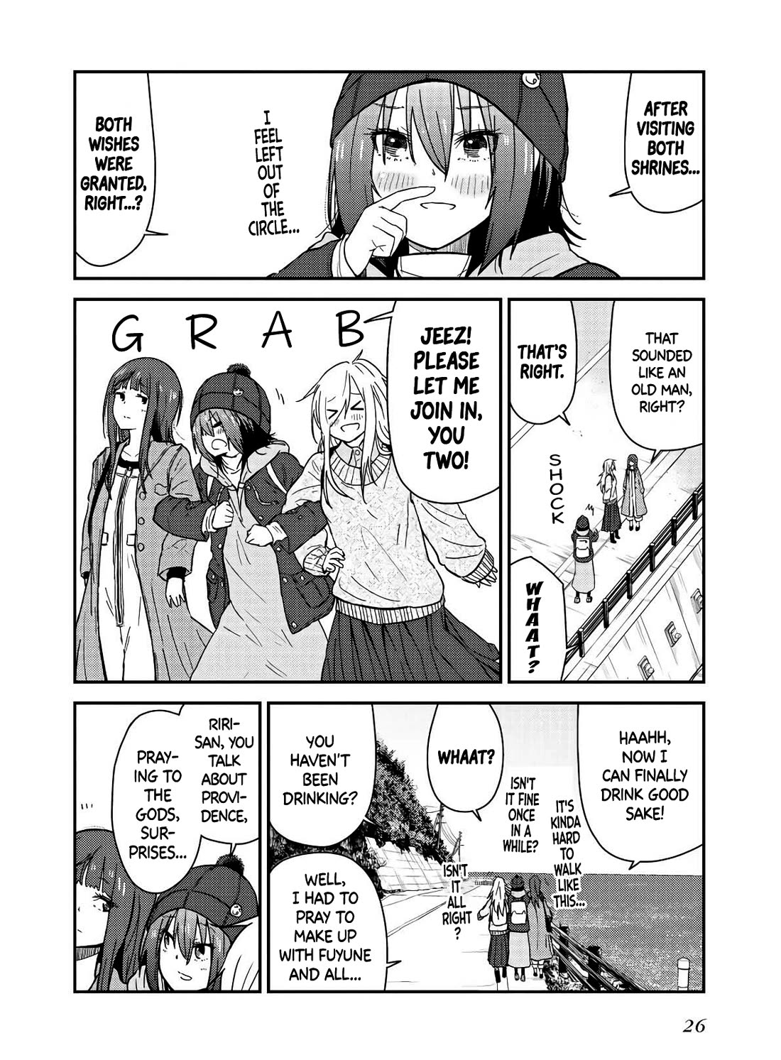 Zatsu Tabi: That's Journey Chapter 15 page 26 - Chapter 15: 13th Trip (Part 2) - Shrine visit with Master