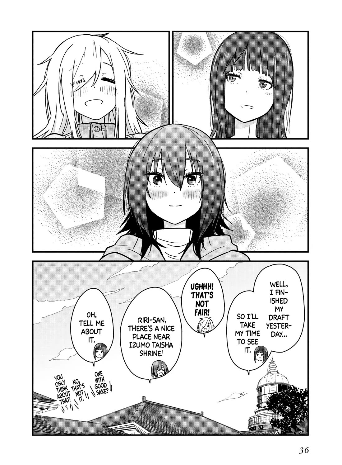 Zatsu Tabi: That's Journey Chapter 15 page 36 - Chapter 15: 13th Trip (Part 2) - Shrine visit with Master