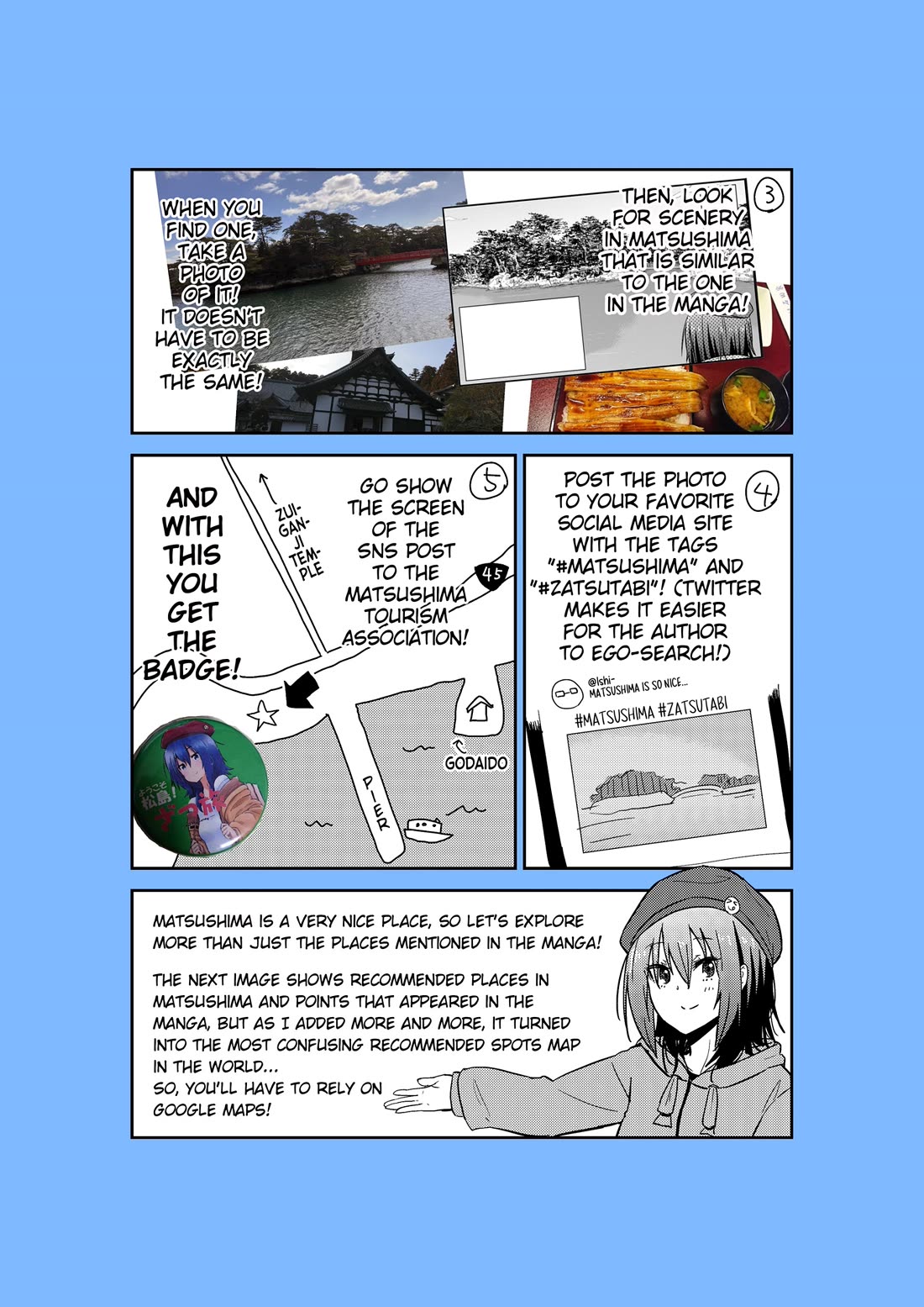 Zatsu Tabi: That's Journey Chapter 16.5 page 33 - Chapter 16.5: Twitter Bonus Content