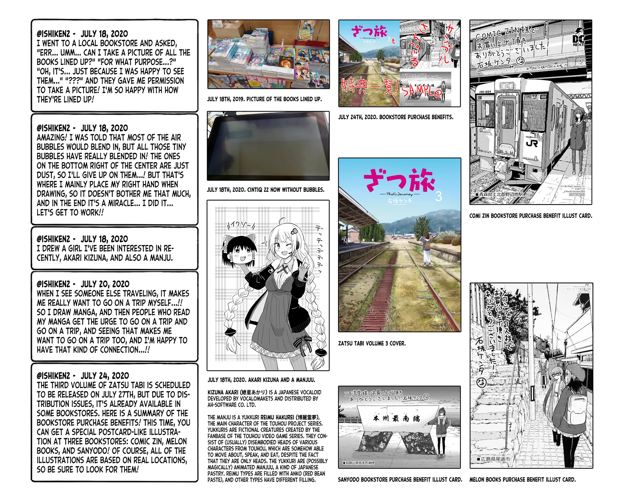 Zatsu Tabi: That's Journey Chapter 16.5 page 43 - Chapter 16.5: Twitter Bonus Content