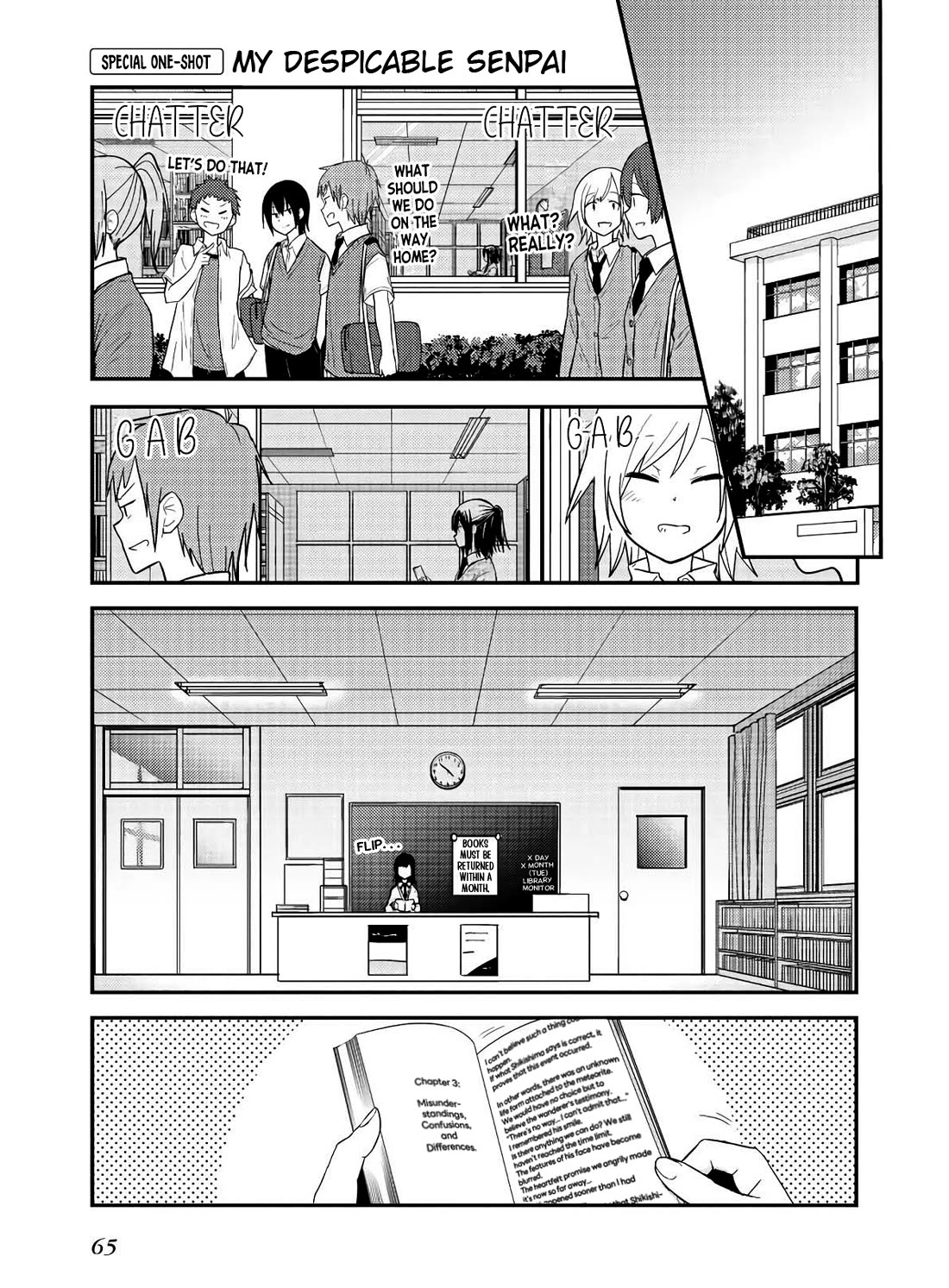 Zatsu Tabi: That's Journey Chapter 17 page 1 - Chapter 17: Special One-shot - My Despicable Senpai