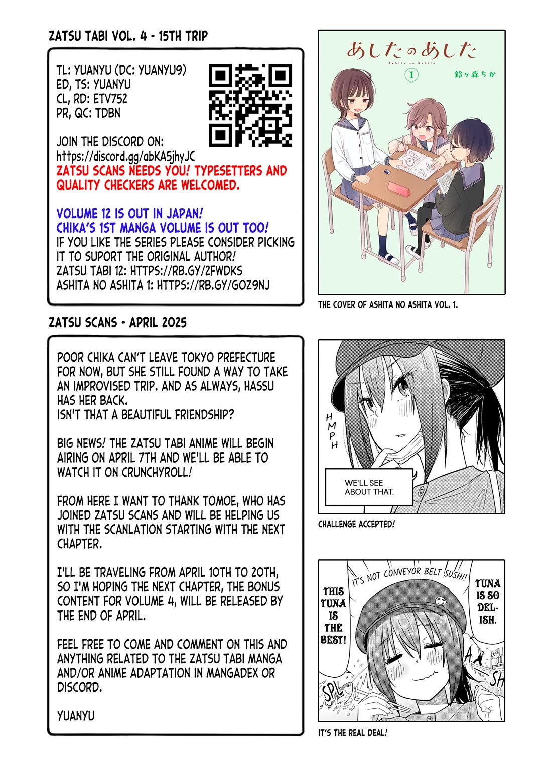 Zatsu Tabi: That's Journey Chapter 19 page 66 - Chapter 19: 15th Trip - Still Connected
