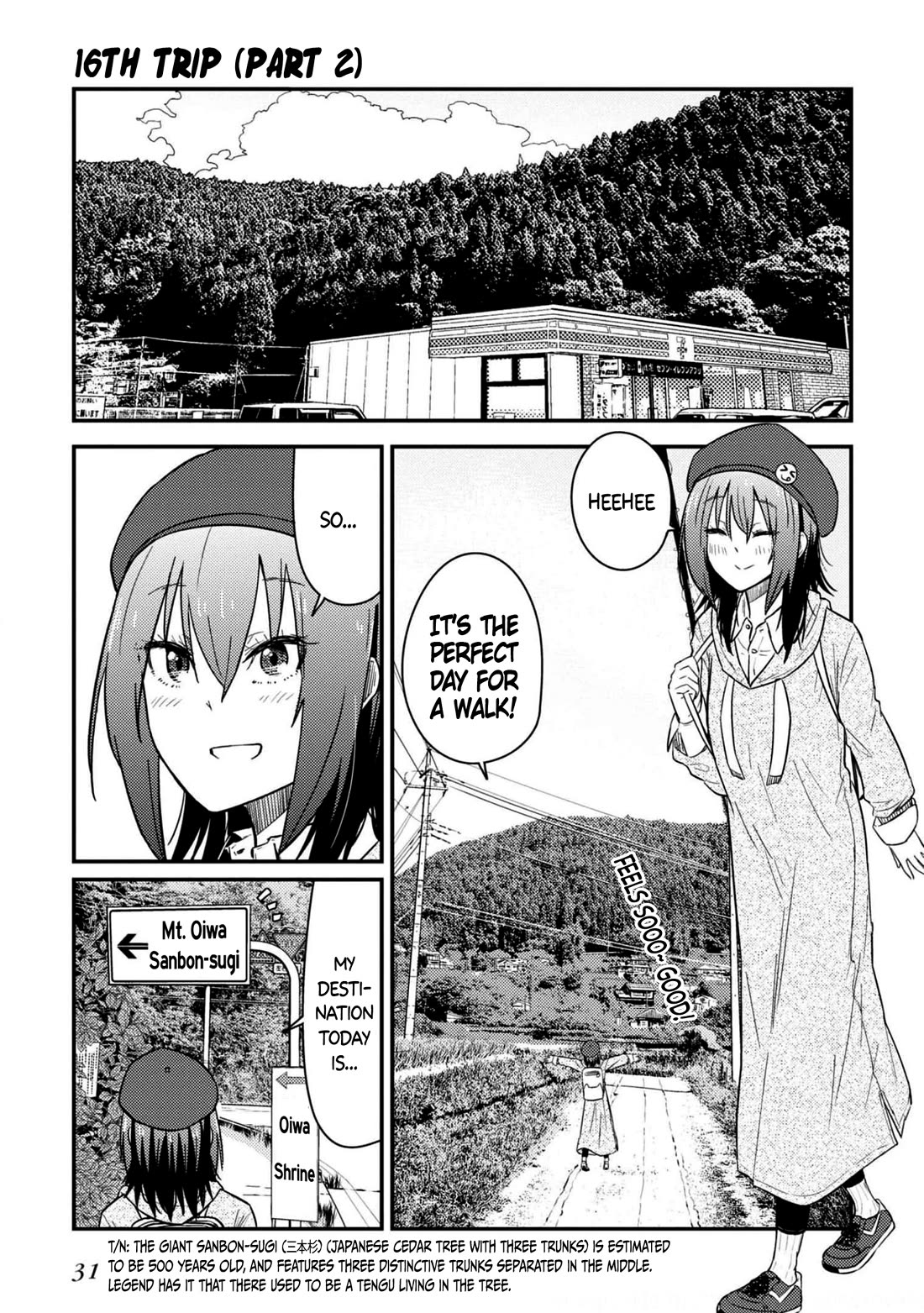 Zatsu Tabi: That's Journey Chapter 21 page 1 - Chapter 21: 16th Trip (Part 2) - What I Can Do Today!