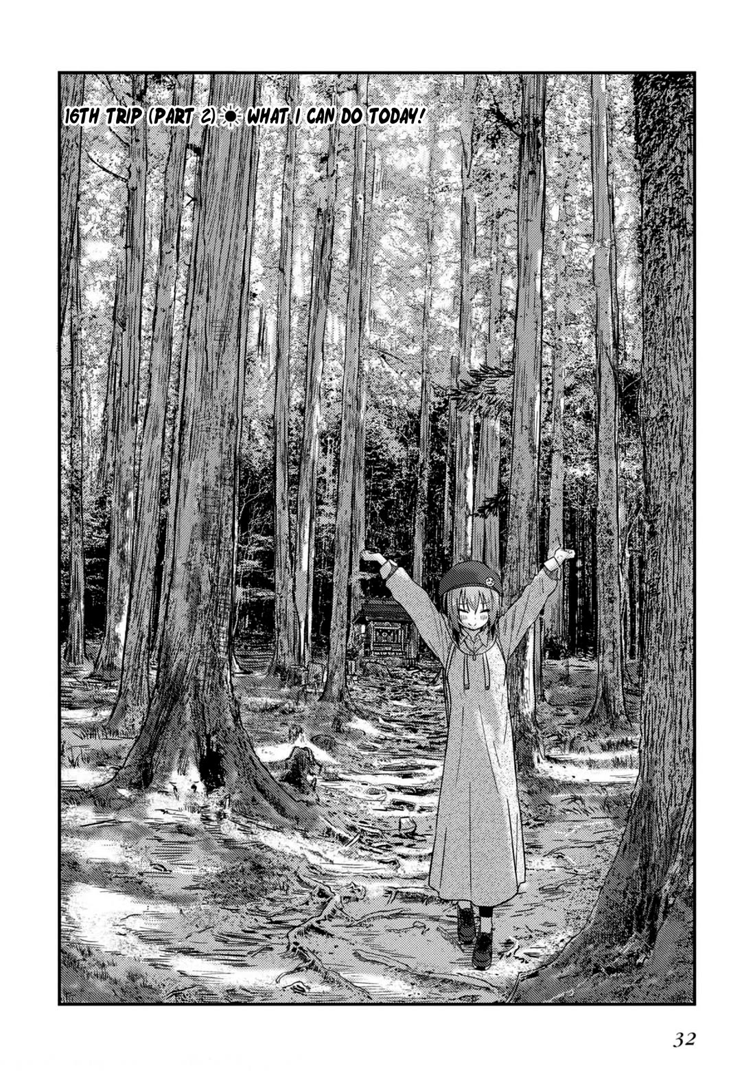 Zatsu Tabi: That's Journey Chapter 21 page 2 - Chapter 21: 16th Trip (Part 2) - What I Can Do Today!
