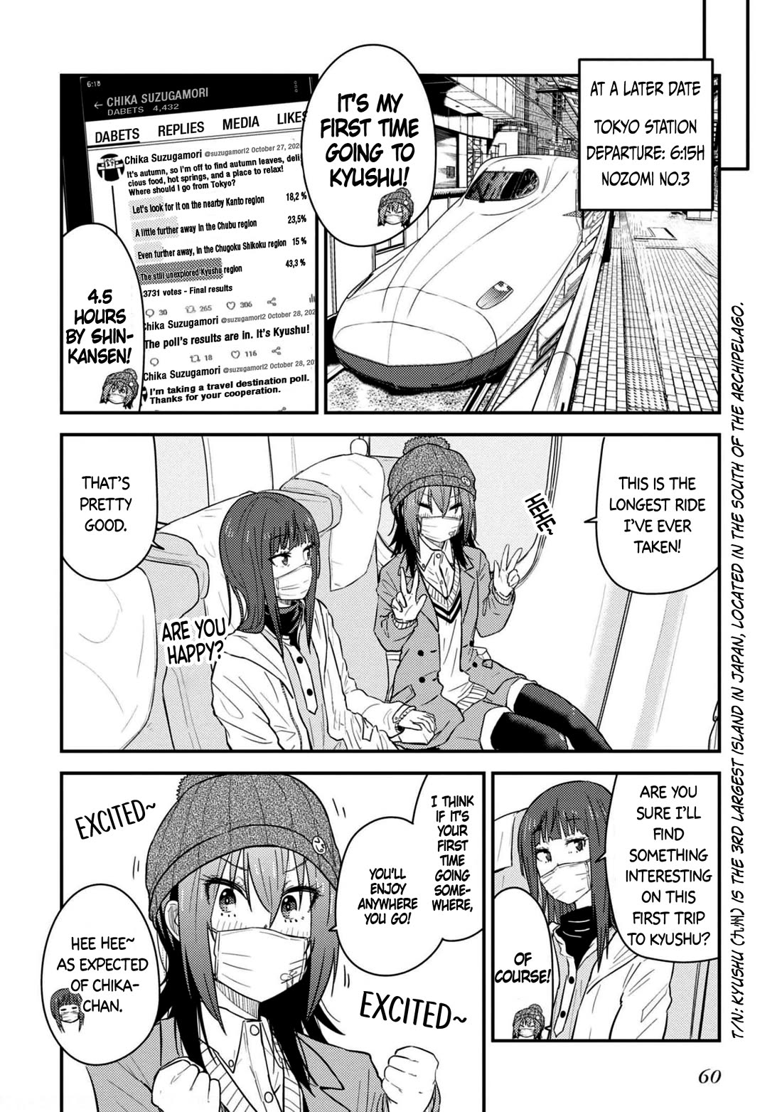 Zatsu Tabi: That's Journey Chapter 22 page 4 - Chapter 22: 17th Trip (Part 1) - First Time In Kyushu