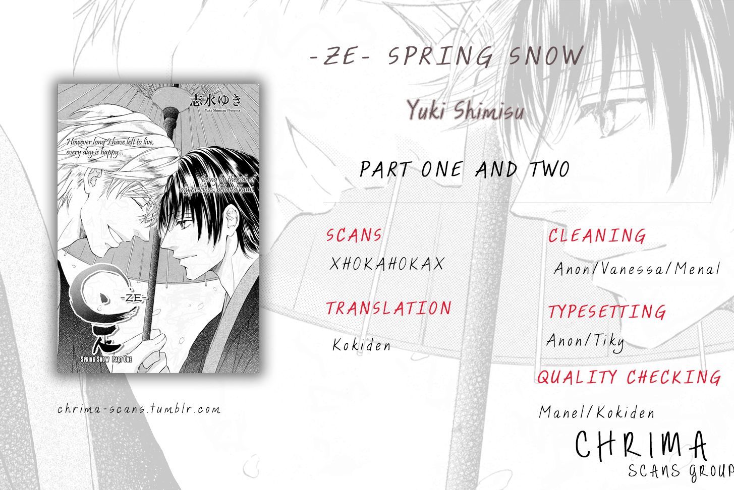 Ze - Spring Snow Chapter 1 page 29 - Chapter 1 : Part 1