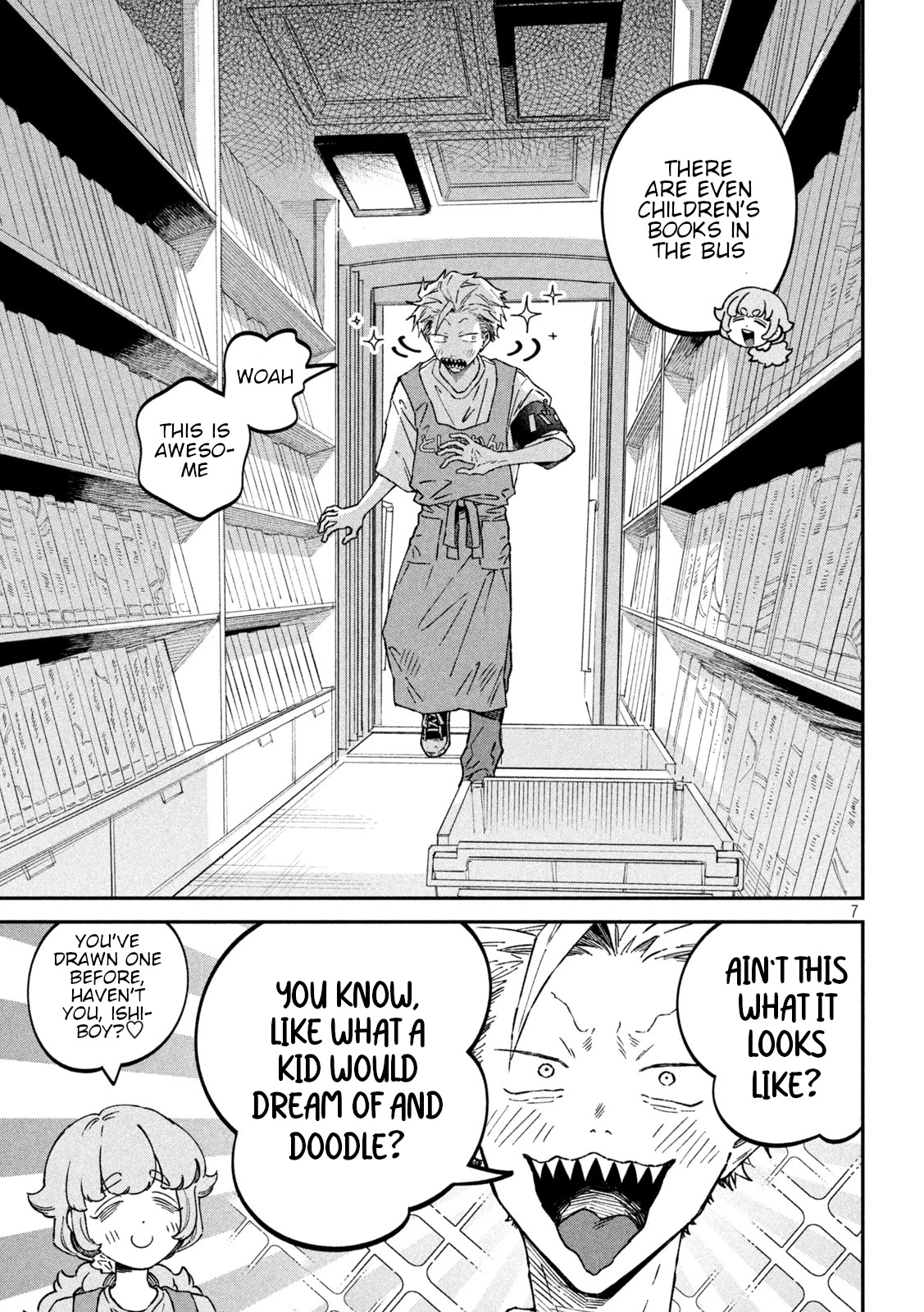 Zeikin de Katta Hon Chapter 41 page 7 - Chapter 41: Work Bus Part 1