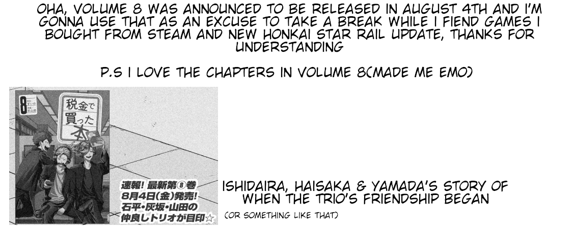 Zeikin de Katta Hon Chapter 54.5 page 8 - Chapter 54.5: Ishidaira-kun and Middle-school Library 7