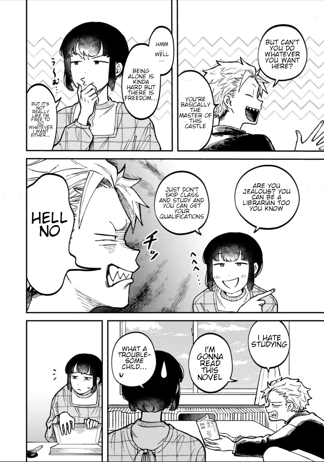 Zeikin de Katta Hon Chapter 6.5 page 6 - Chapter 6.5: Ishidaira-kun and Middle-school Library