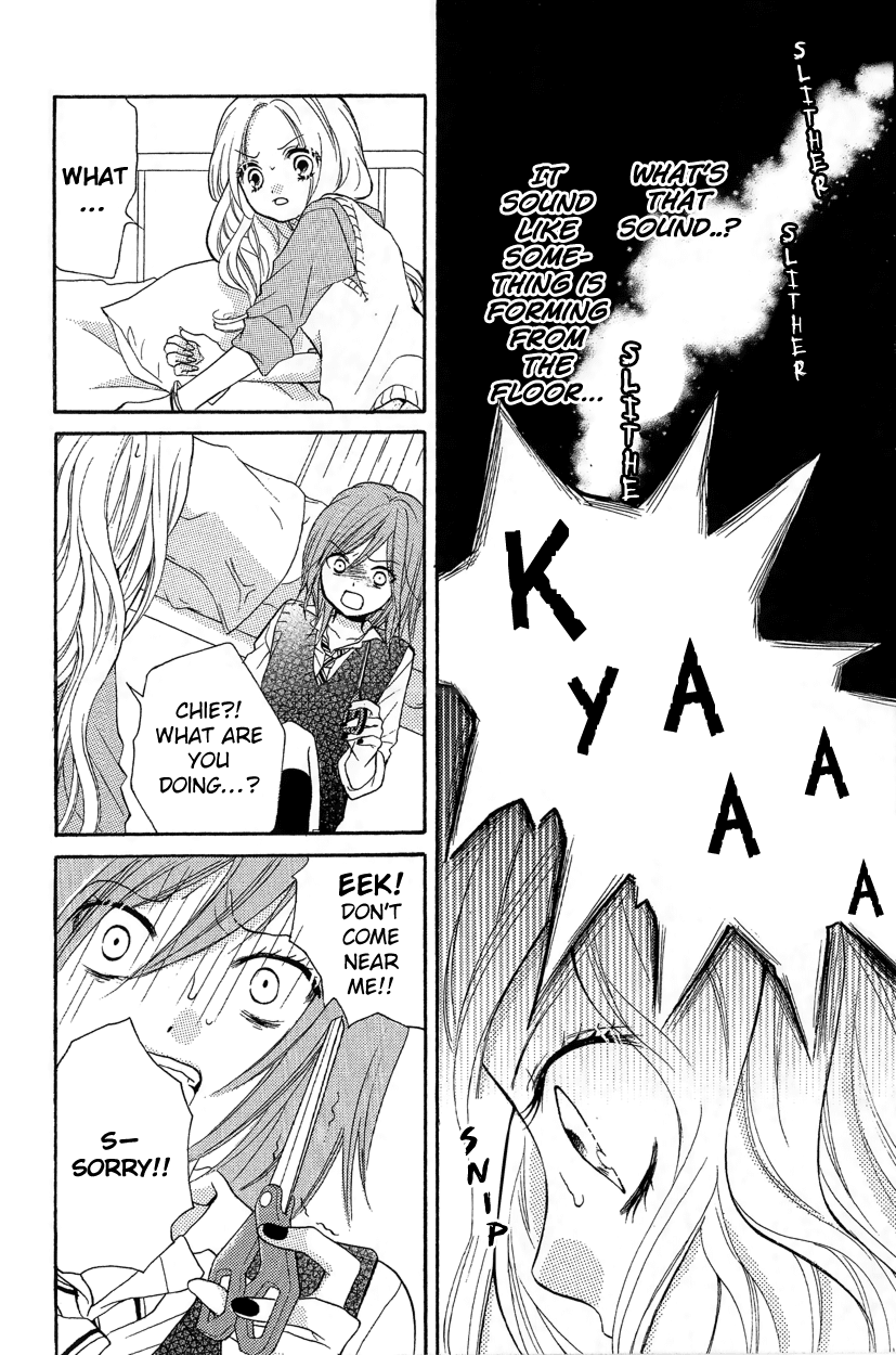 Zekkyou Gakkyuu Chapter 12.1 page 14 - Chapter 12.1: Extra Class:The Cursed Hair