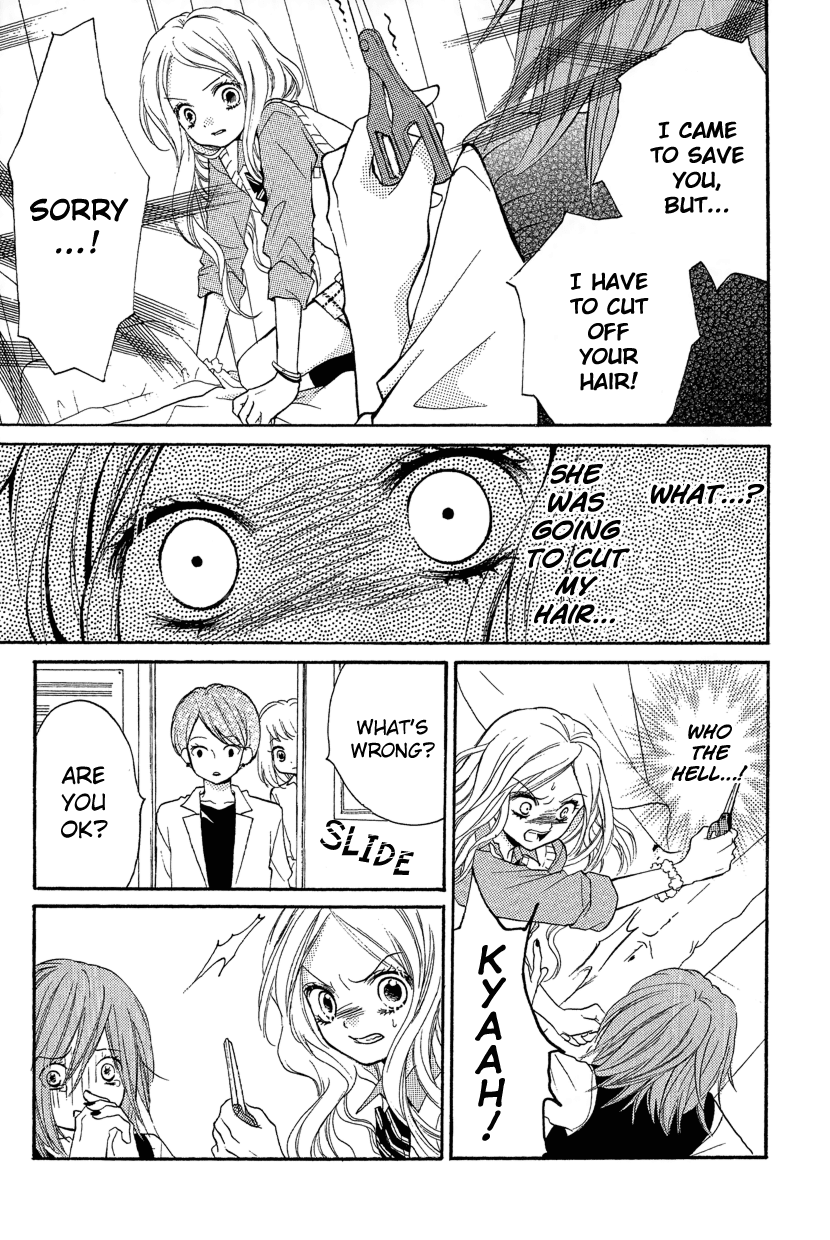 Zekkyou Gakkyuu Chapter 12.1 page 15 - Chapter 12.1: Extra Class:The Cursed Hair