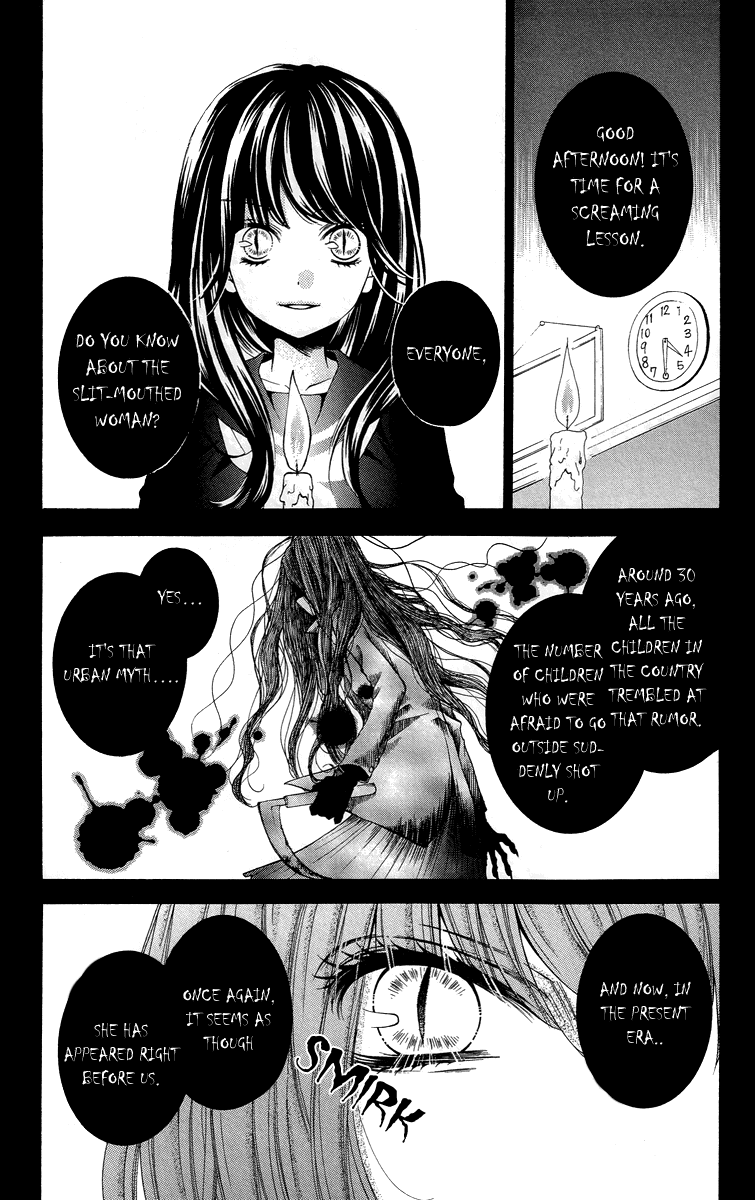 Zekkyou Gakkyuu Chapter 21 page 7 - Chapter 21: The Slit-Mouthed Woman