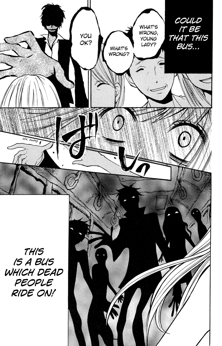 Zekkyou Gakkyuu Chapter 24.5 page 37 - Chapter 24.5: The Bus to Hell/The Bus Bound for the Underworld