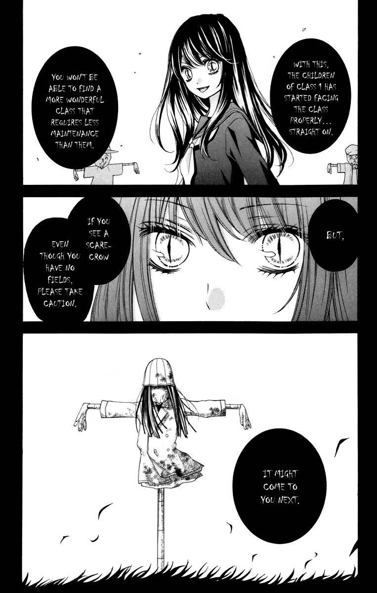 Zekkyou Gakkyuu Chapter 26 page 30 - Chapter 26: Scarecrow Teacher