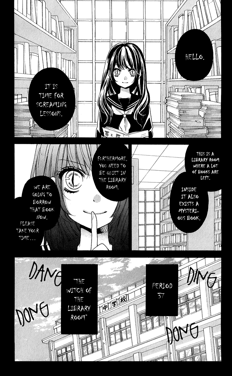 Zekkyou Gakkyuu Chapter 37 page 7 - Chapter 37: The Witch of the Library Room