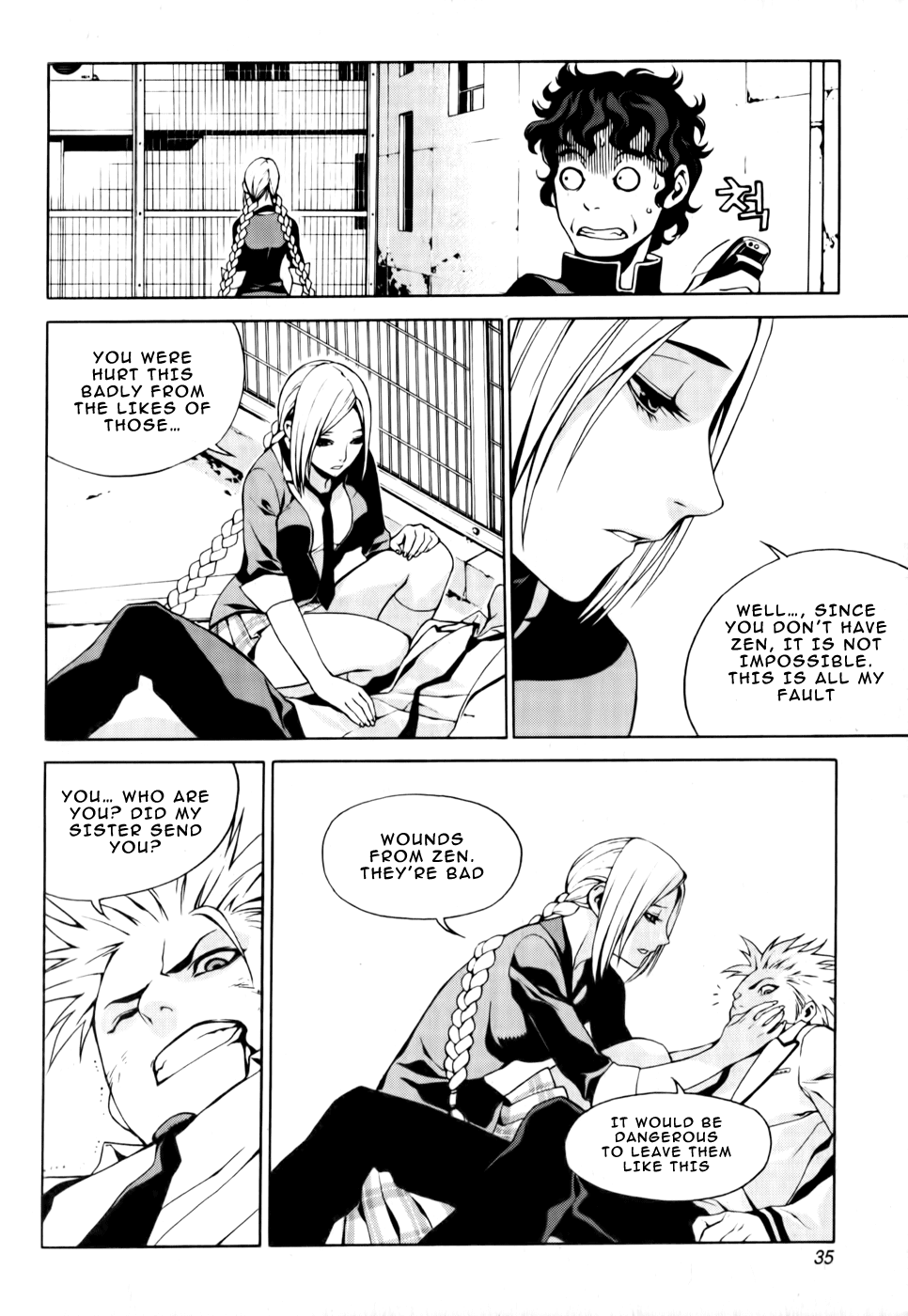 Zen Martial Arts Academy Chapter 1.2 page 35 - Chapter 1 v2 : Match 1