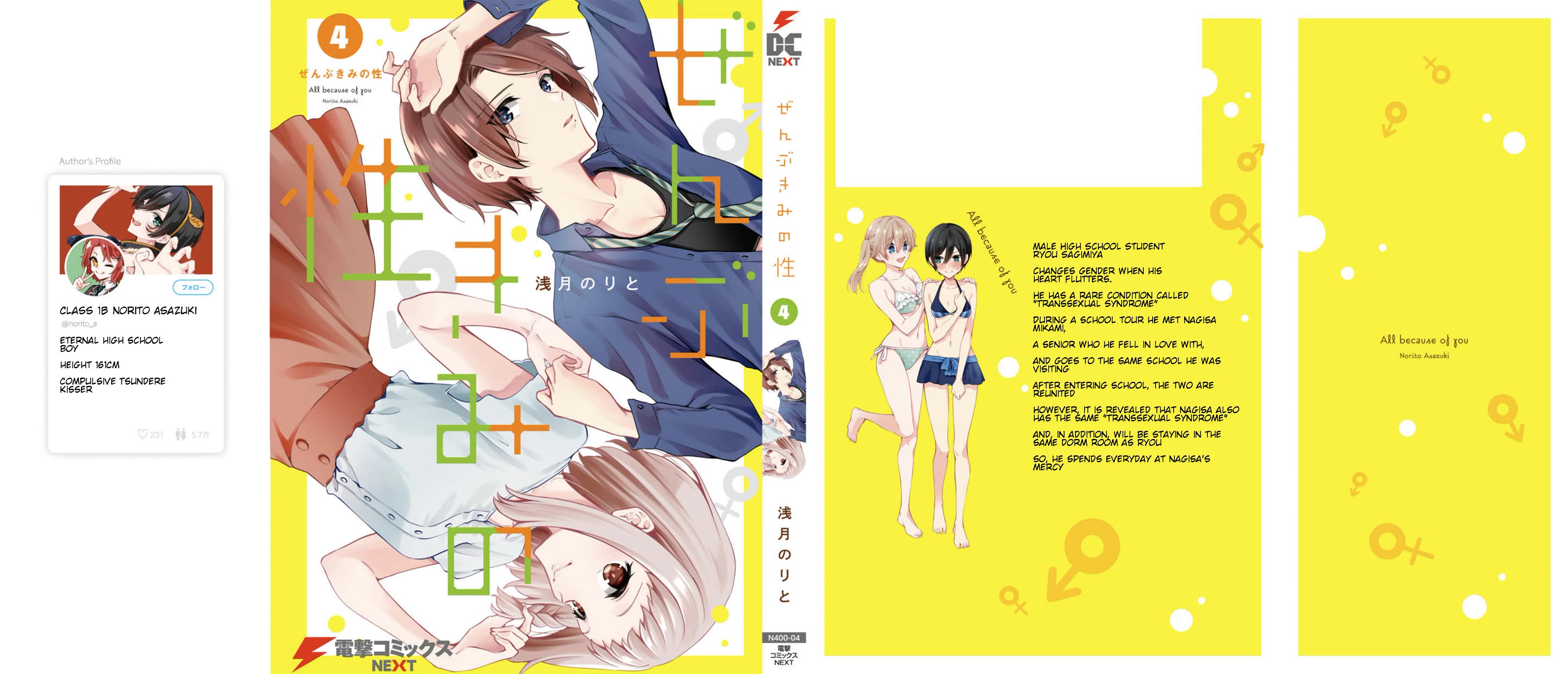 Zenbu Kimi no Sei Chapter 24.7 page 3 - Chapter 24.7: Volume 4 Extras
