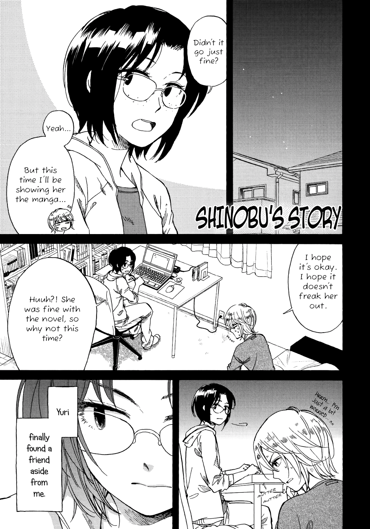 Zenryaku, Yuri no Sono yori Chapter 3.1 page 5 - Chapter 3.1: Shinobu's Story