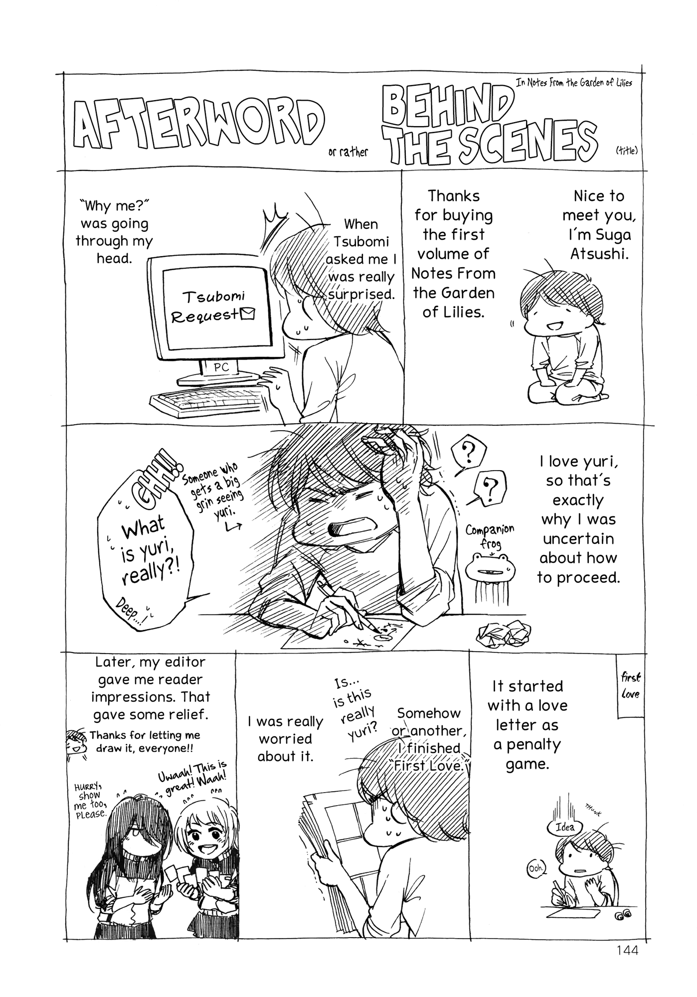 Zenryaku, Yuri no Sono yori Chapter 3.2 page 5 - Chapter 3.2: Volume One Afterword