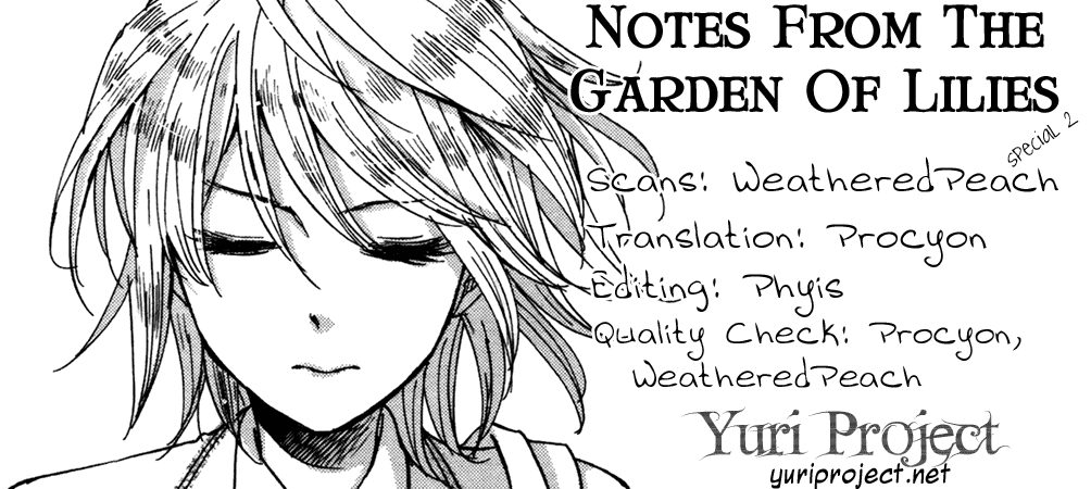 Zenryaku, Yuri no Sono yori Chapter 3.2 page 7 - Chapter 3.2: Volume One Afterword
