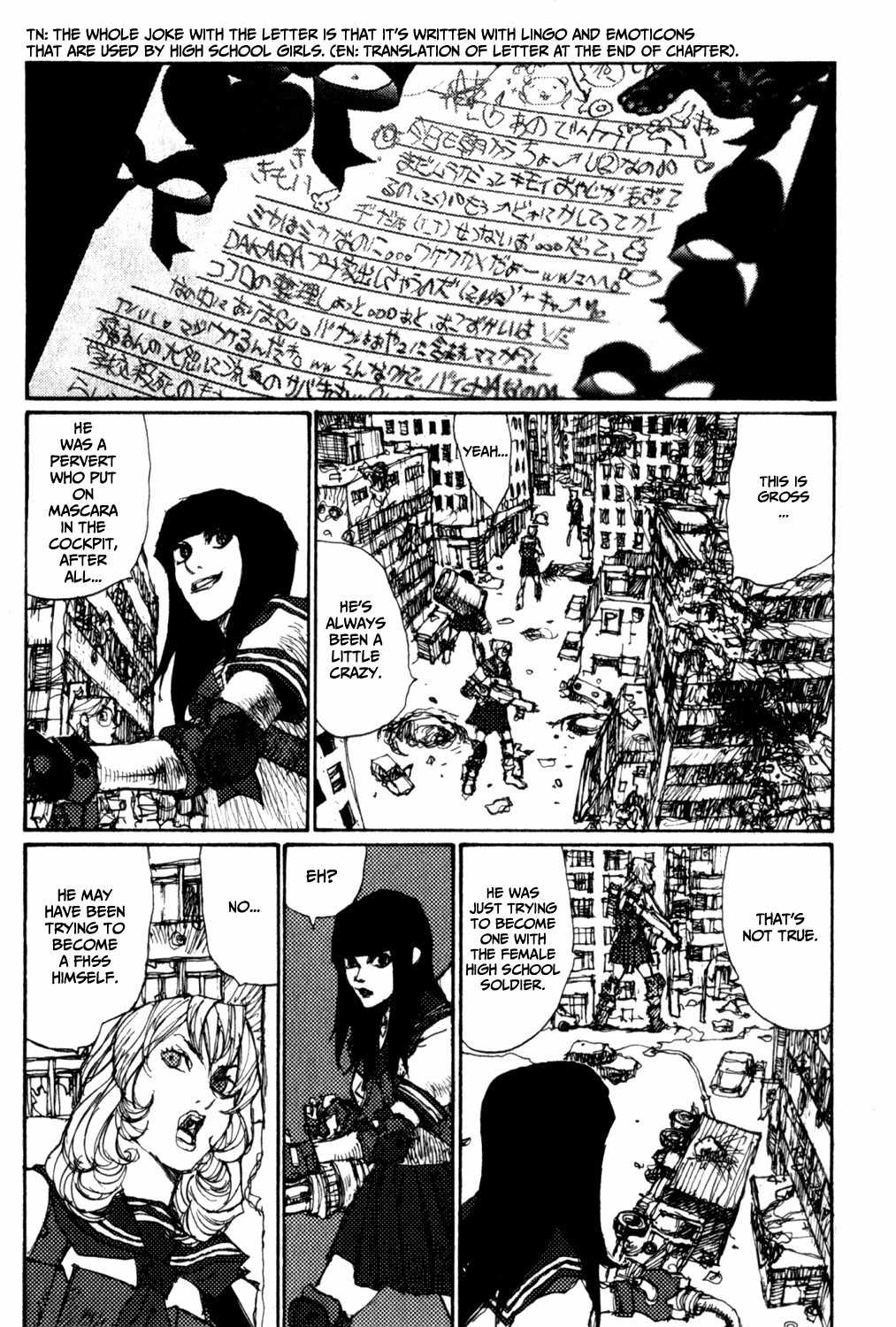 Zenryou naru Itan no Machi Chapter 6 page 12 - Chapter 6: Female High School Soldier
