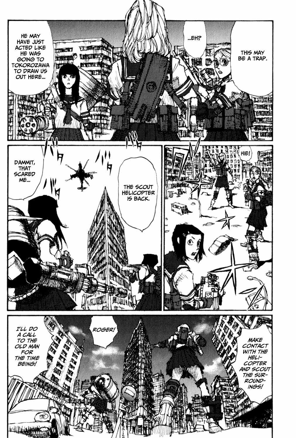 Zenryou naru Itan no Machi Chapter 6 page 14 - Chapter 6: Female High School Soldier