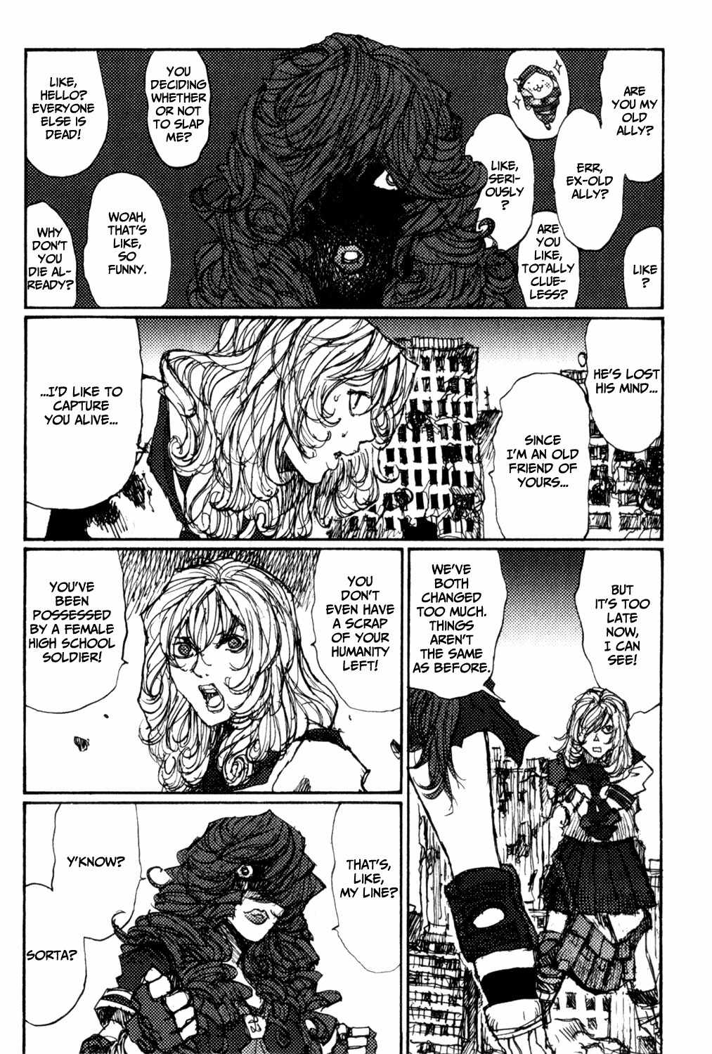 Zenryou naru Itan no Machi Chapter 6 page 24 - Chapter 6: Female High School Soldier