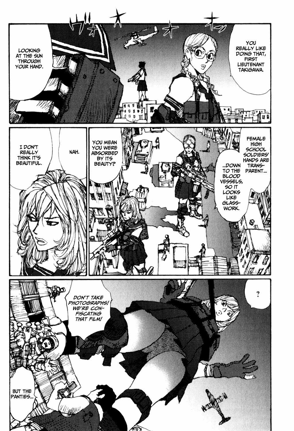 Zenryou naru Itan no Machi Chapter 6 page 4 - Chapter 6: Female High School Soldier