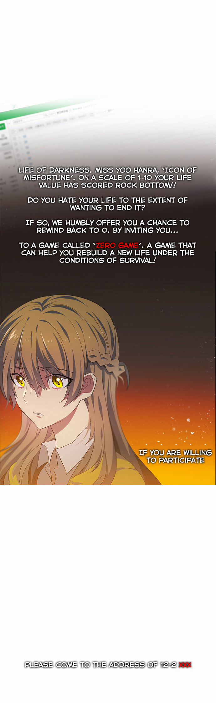 Zero Game Chapter 0 page 23 - Chapter 0 v2 : Zero GAme