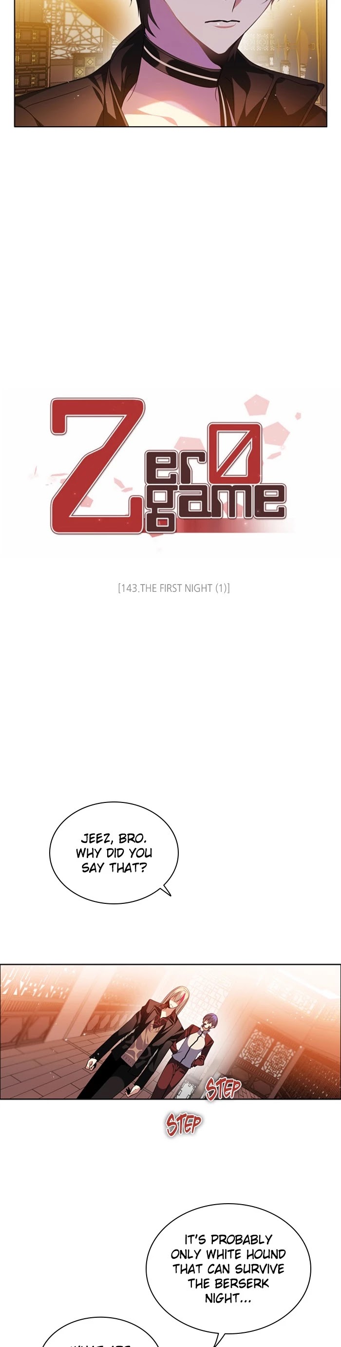 Zero Game Chapter 143 page 11 - Chapter 143: Episode 143 - The First Night (1)