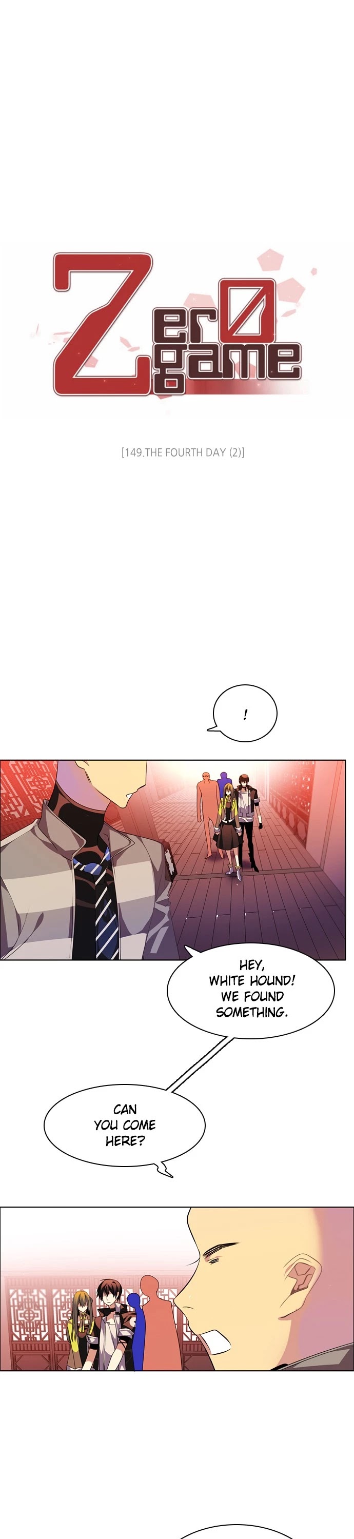Zero Game Chapter 149 page 1 - Chapter 149: Episode 149 - The Fourth Day (2)