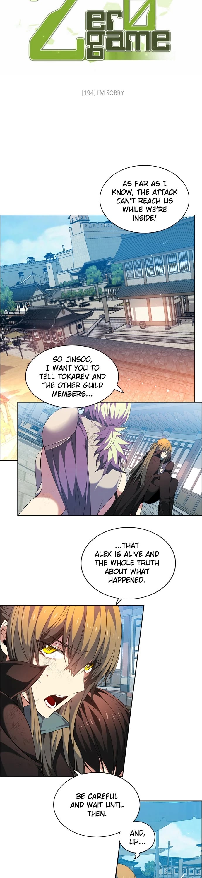 Zero Game Chapter 194 page 3 - Chapter 194: Episode 194 - I'm Sorry
