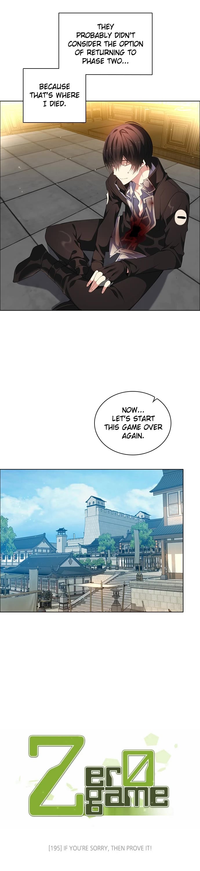 Zero Game Chapter 195 page 13 - Chapter 195: Episode 195 - If You're Sorry, Then Prove It!