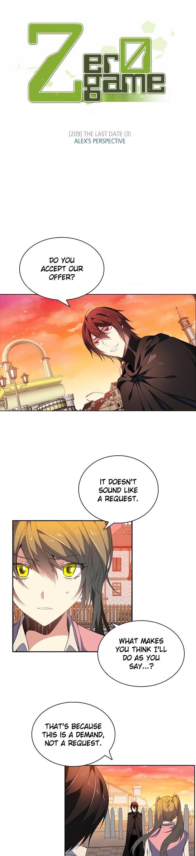 Zero Game Chapter 209 page 2 - Chapter 209: Episode 209 - The Last Date (3) Alex's Perspective
