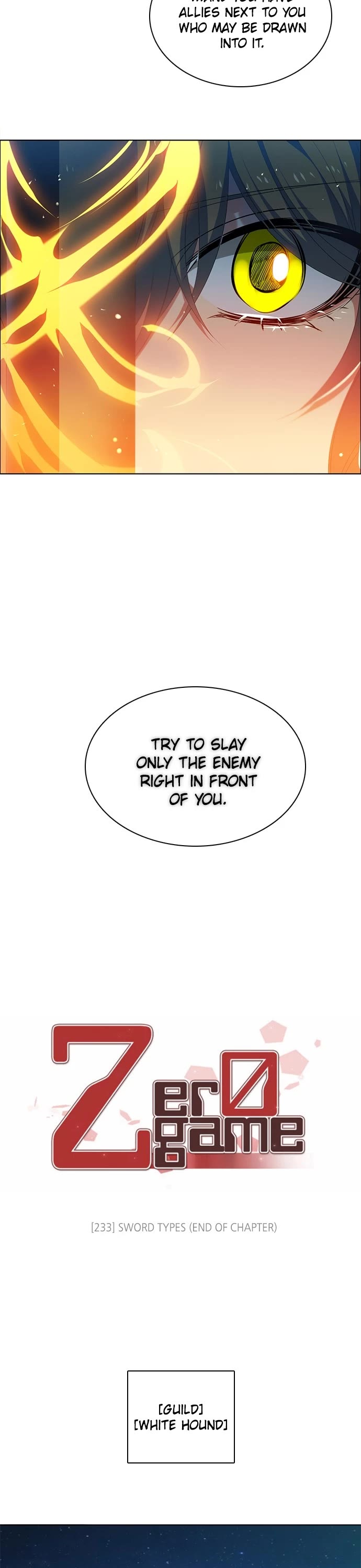 Zero Game Chapter 233 page 23 - Chapter 233: Episode 233 - Sword Types (End of Chapter)