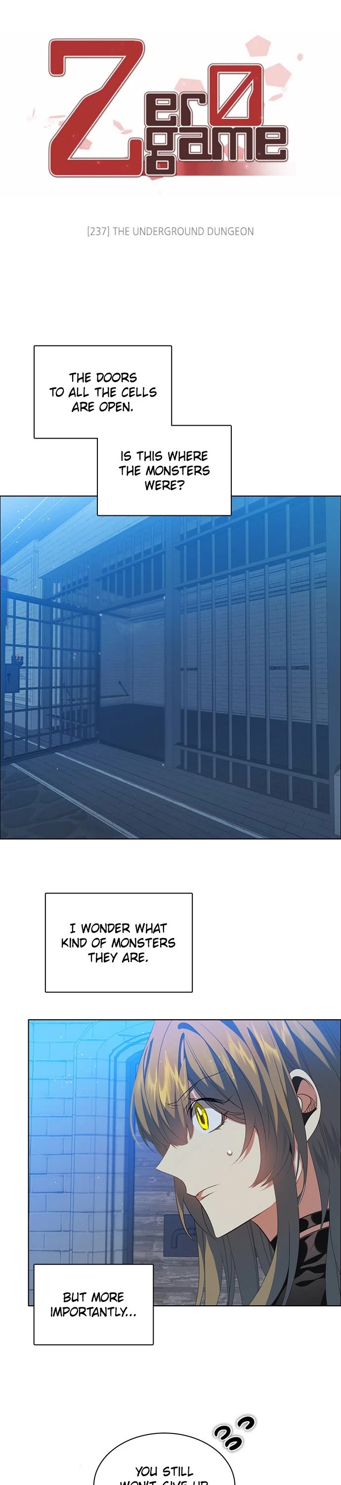 Zero Game Chapter 237 page 13 - Chapter 237: Ep. 237 - The Underground Dungeon