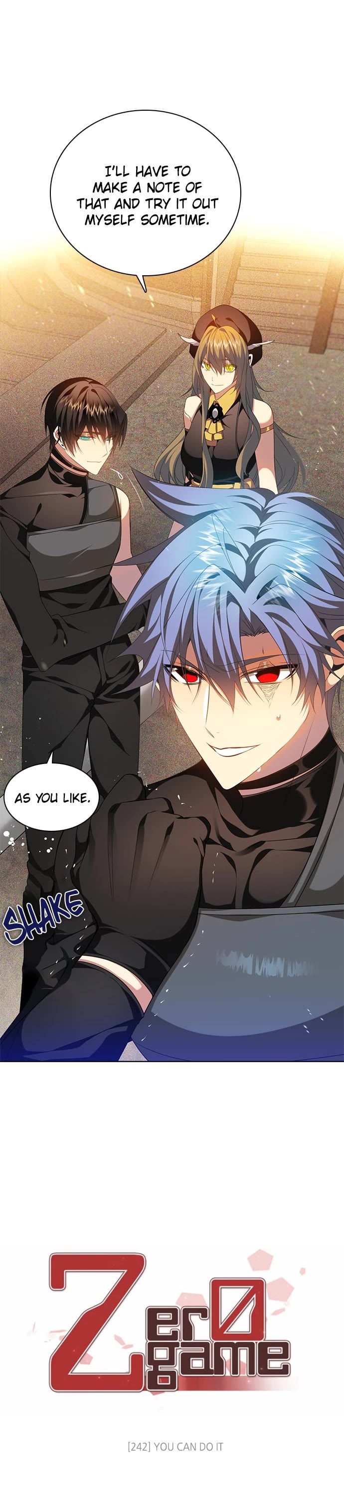 Zero Game Chapter 242 page 13 - Chapter 242: Ep. 242 - You Can Do It