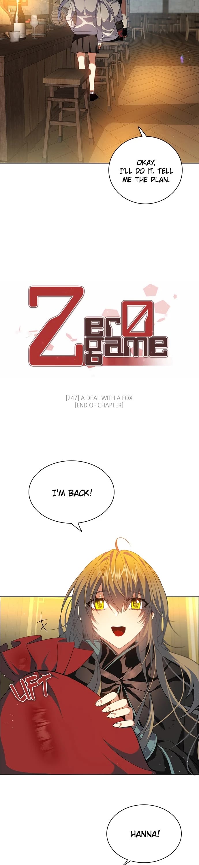 Zero Game Chapter 247 page 7 - Chapter 247: Ep. 247 - A Deal With A Fox (End of Chapter)