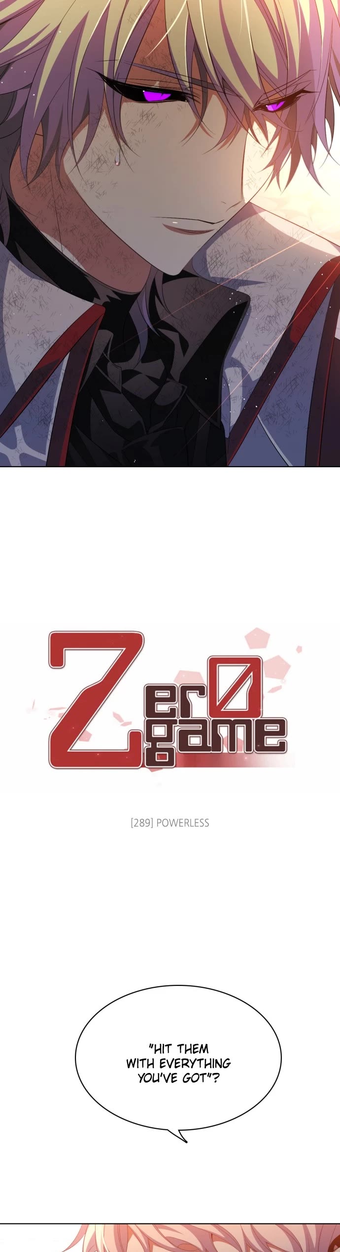 Zero Game Chapter 289 page 15 - Chapter 289: Ep. 289 - Powerless