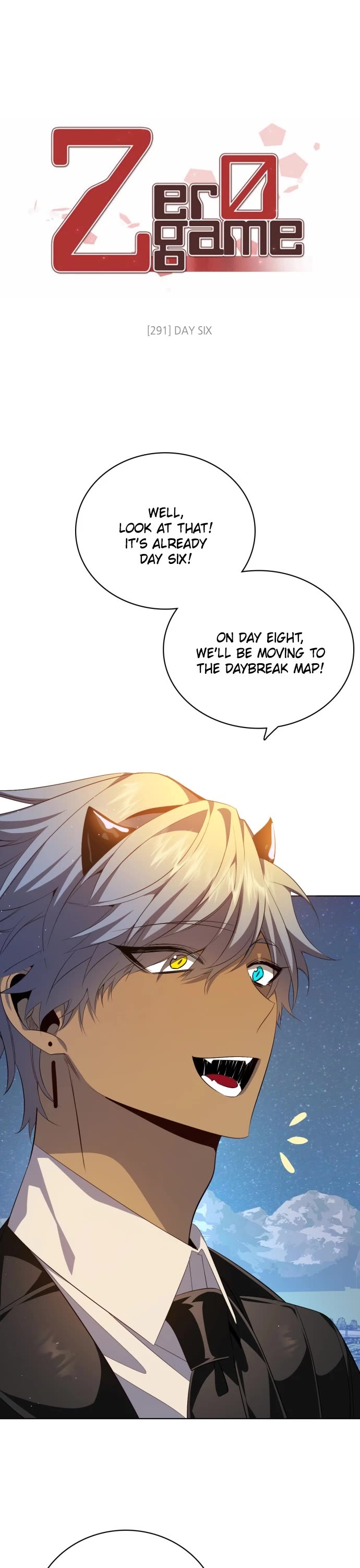 Zero Game Chapter 291 page 1 - Chapter 291: Ep. 291 - Day Six
