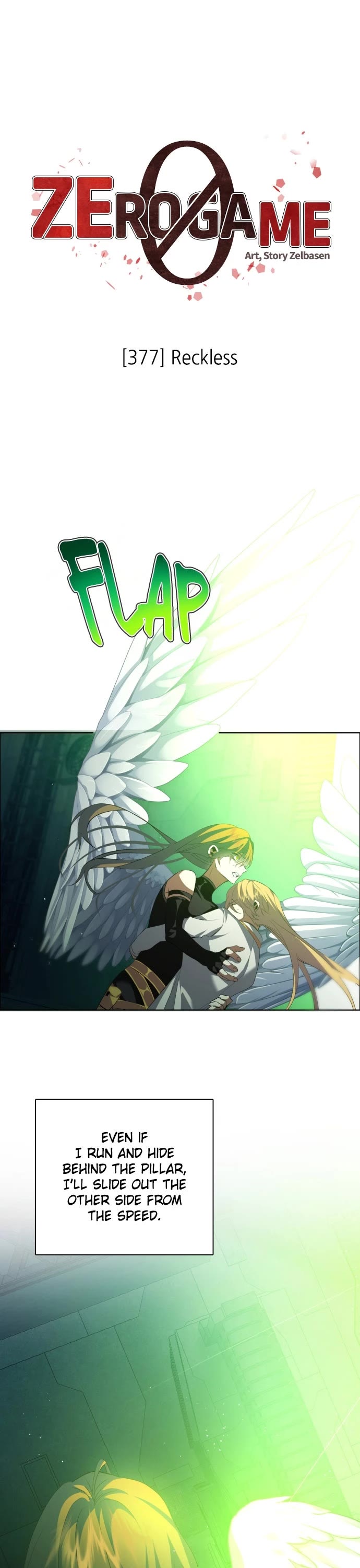 Zero Game Chapter 377 page 1 - Chapter 377: Ep. 377 - Reckless