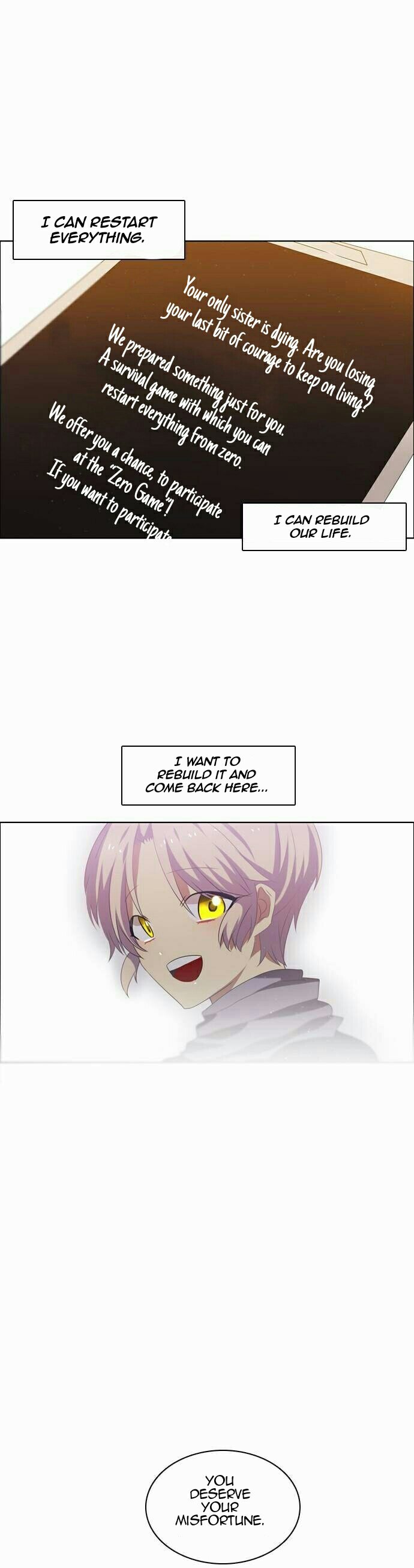 Zero Game Chapter 9 page 15 - Chapter 9: First Lesson - The End