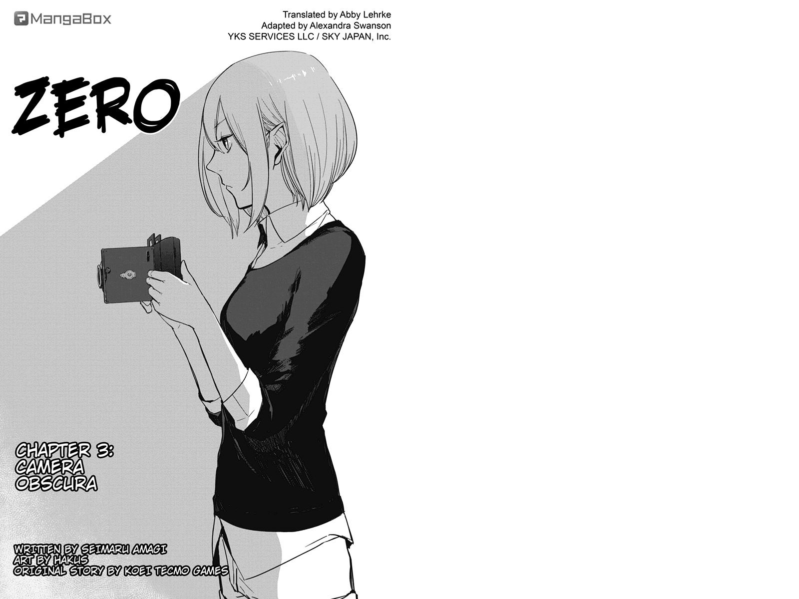 Zero - Kage Miko Chapter 3 page 1 - Chapter 3 : camera obscura