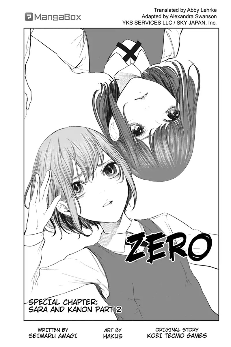 Zero - Kage Miko Chapter 58.6 page 1 - Chapter Special: Sara and Kanon (Part 2)