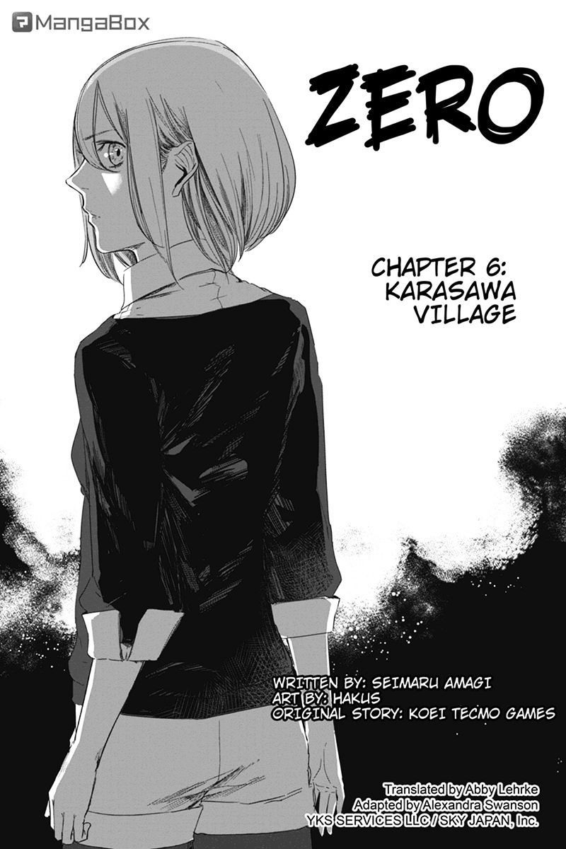 Zero - Kage Miko Chapter 6 page 1 - Chapter 6 : Karasawa Village