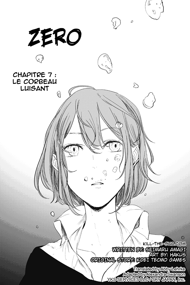 Zero - Kage Miko Chapter 7 page 1 - Chapter 7 : Le corbeau luisant.