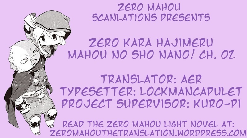 Zero kara Hajimeru Mahou no Sho Nano! Chapter 2 page 1 - Chapter 2