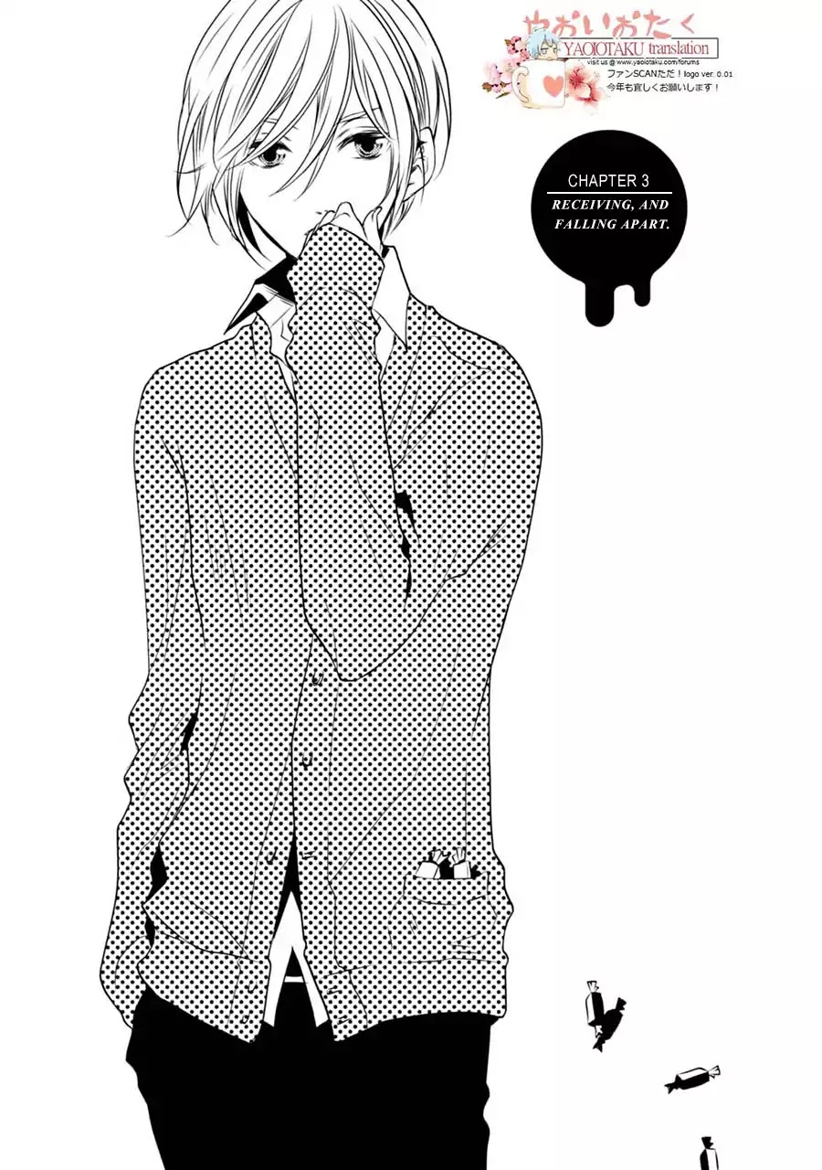 Zero Kyori Chapter 3 page 1 - Chapter 3: Receiving, and Falling Apart.