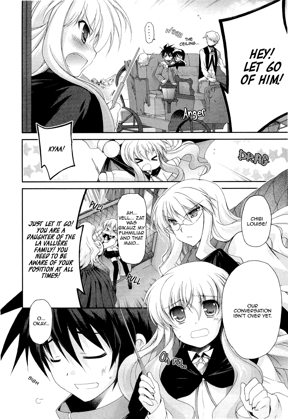 Zero no Tsukaima Chevalier Chapter 1 page 14 - Chapter 1: Homecoming